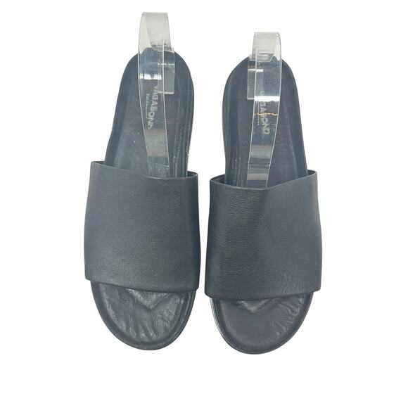 Vagabond Erin Leather Slide Sandals Chunky Platform Black Size 41‎ US 11 - Picture 2 of 13